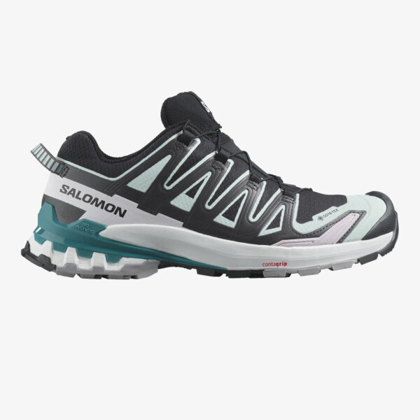 Salomon XA Pro 3D v9 GTX W Damen Freizeitschuh Black/Bleach Aqua/Harbor Blue