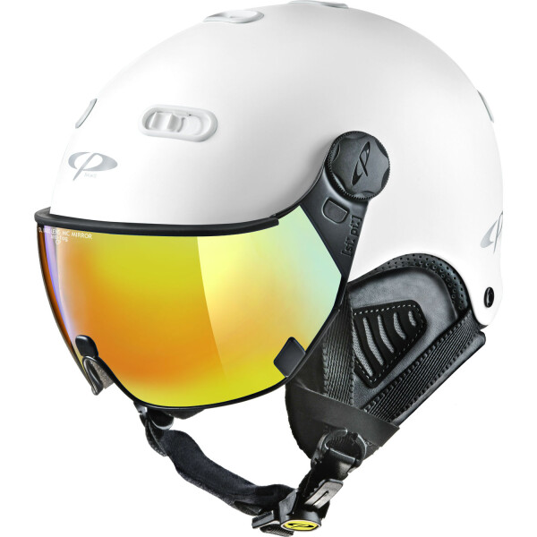 CP Premium Carachillo Skihelm w hite s.t./w hite dl vario mc mirror 60-62 cm