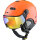 CP Premium Carachillo XS Skihelm exotic orange s.t./black flash multicolour mirror