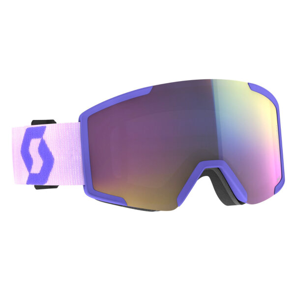 Scott Shield Goggle lavender purple/enhancer teal chrome Skibrille